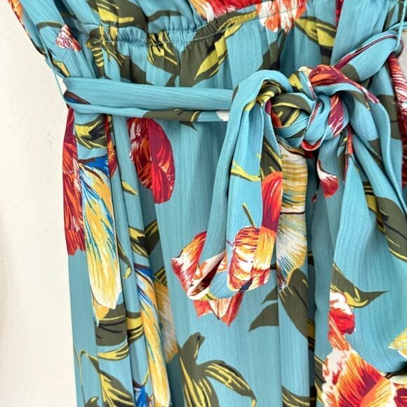 VICI Floral Print Long Sleeve Maxi Dress with belt as seen on Real Housewives XS - Picture 6 of 16